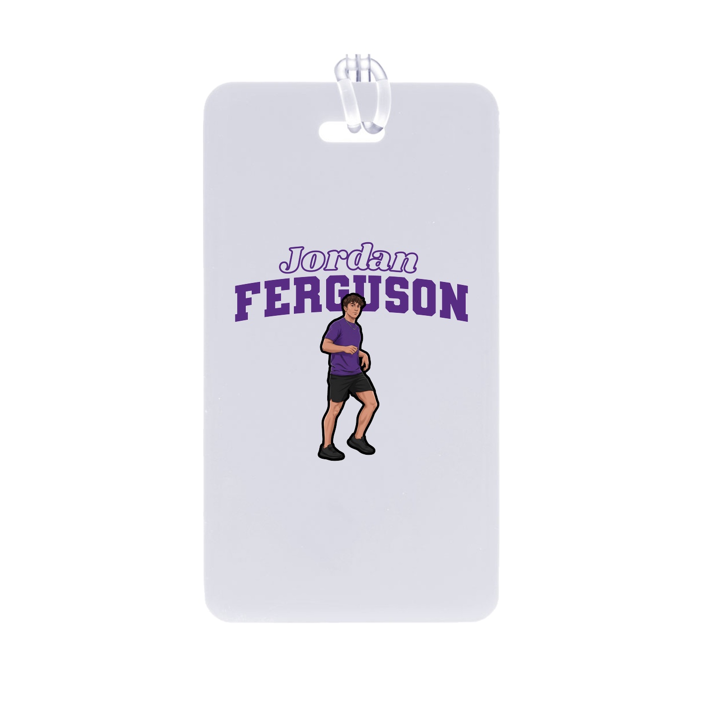 Bag Tag — Name Arch in Classic