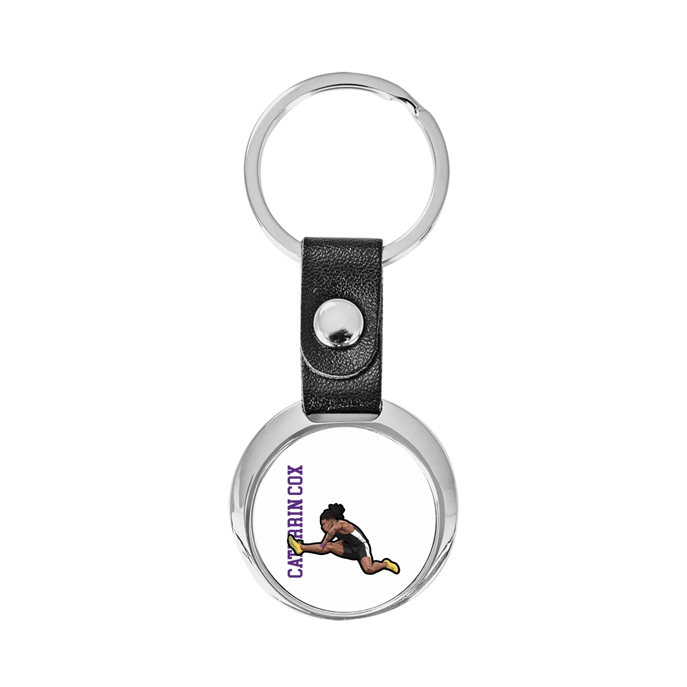 Key Chain — Name Vertical in Classic