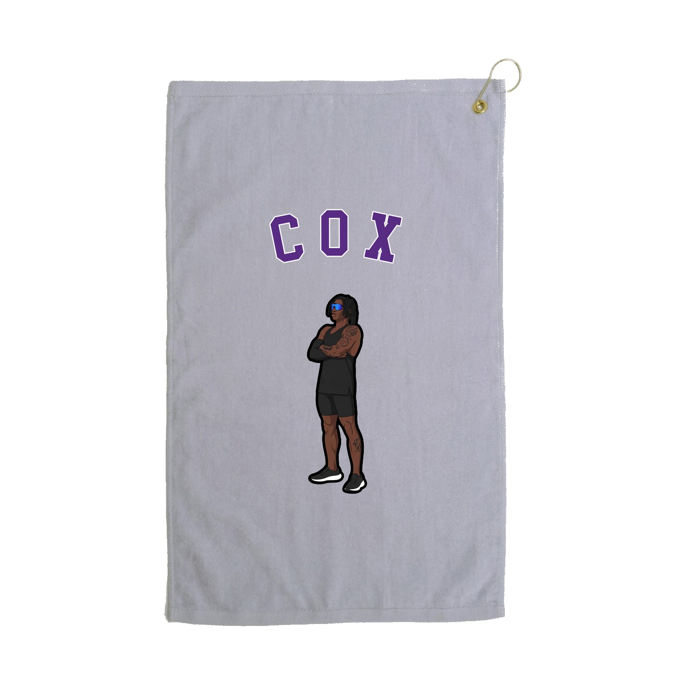 Golf Towel — Shirsey Arch in Grey