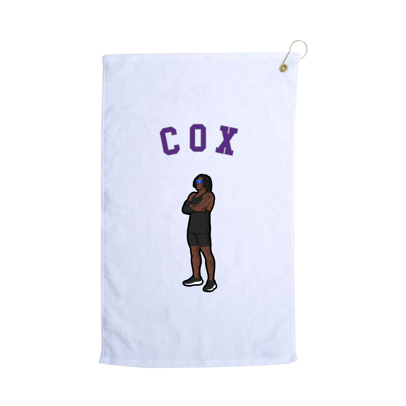Golf Towel — Shirsey Arch in White