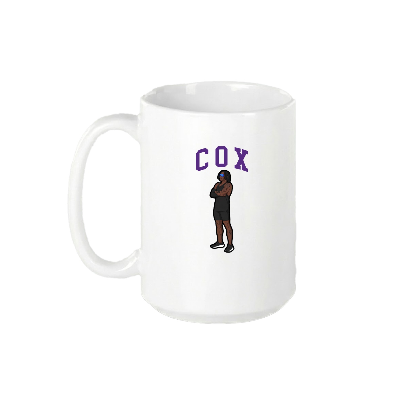 15oz Coffee Mug — Shirsey in White
