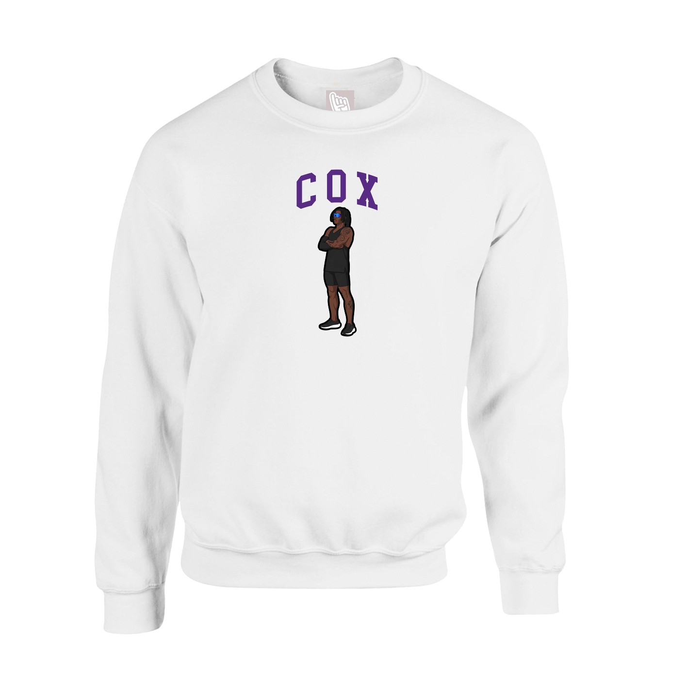 Fleece Crew — Shirsey in White