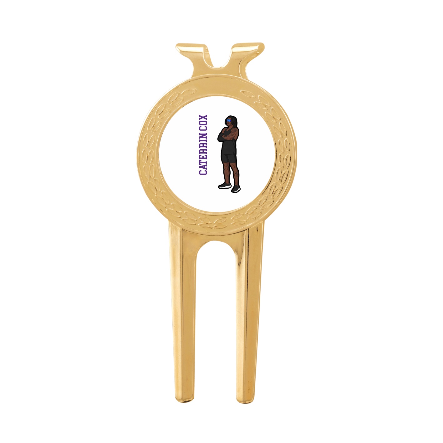 Divot Tool with Ball Marker — Name Vertical in Classic
