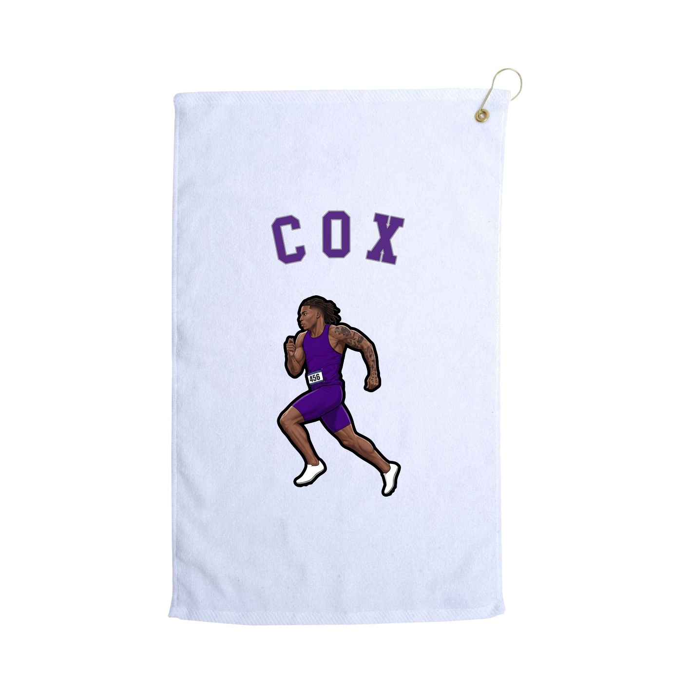 Golf Towel — Shirsey Arch in White