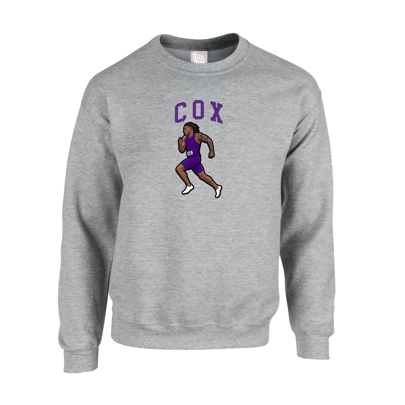Fleece Crew — Shirsey in Grey