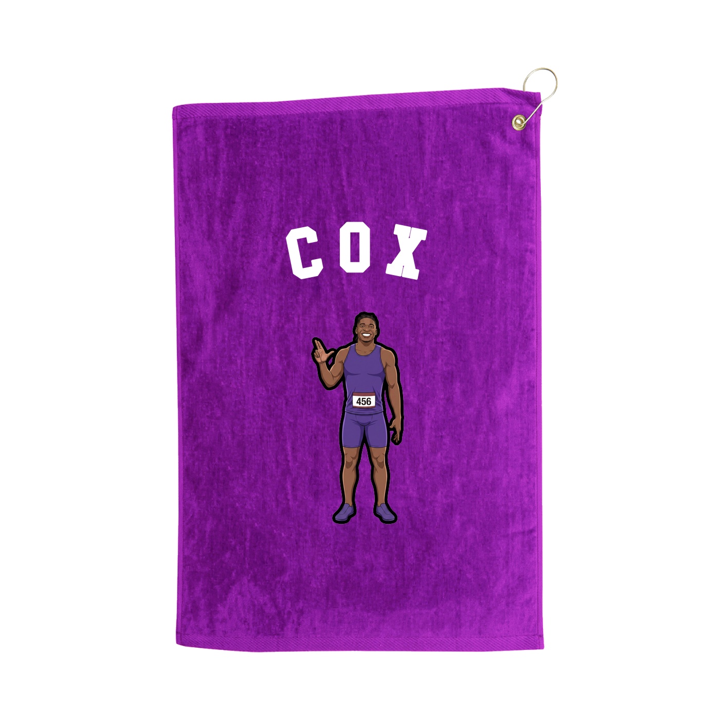 Golf Towel — Shirsey Arch in Purple