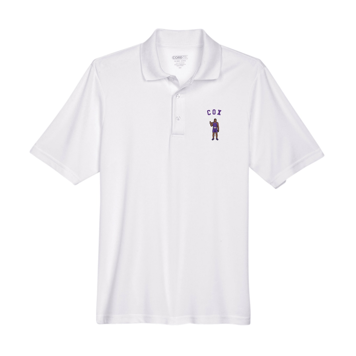 Performance Polo — Shirsey Arch in White