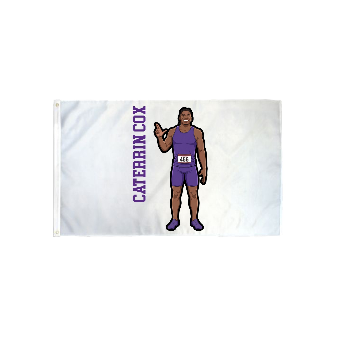 3x5 Flag — Name Vertical in Classic