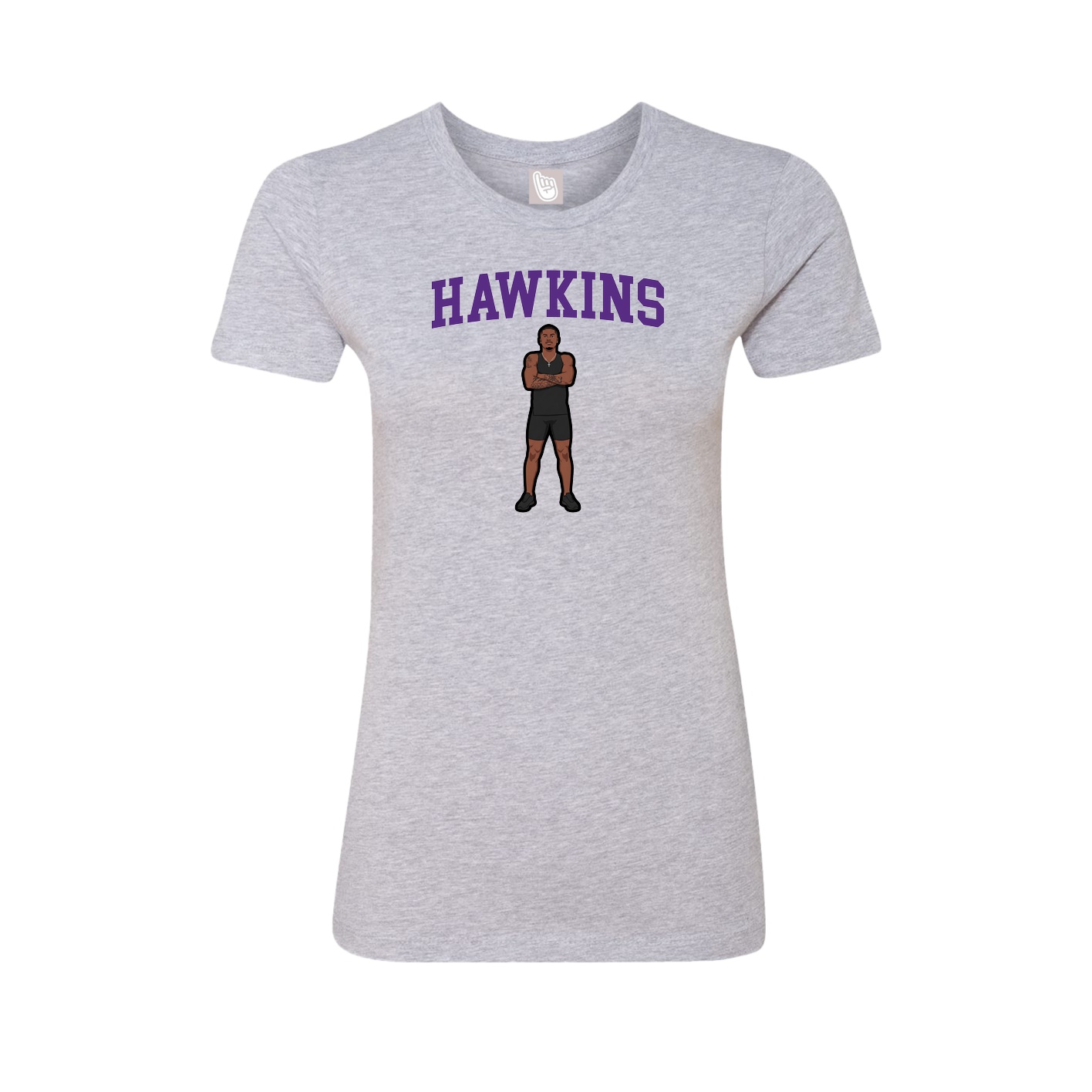 Fitted Women's Tee — Shirsey in Grey