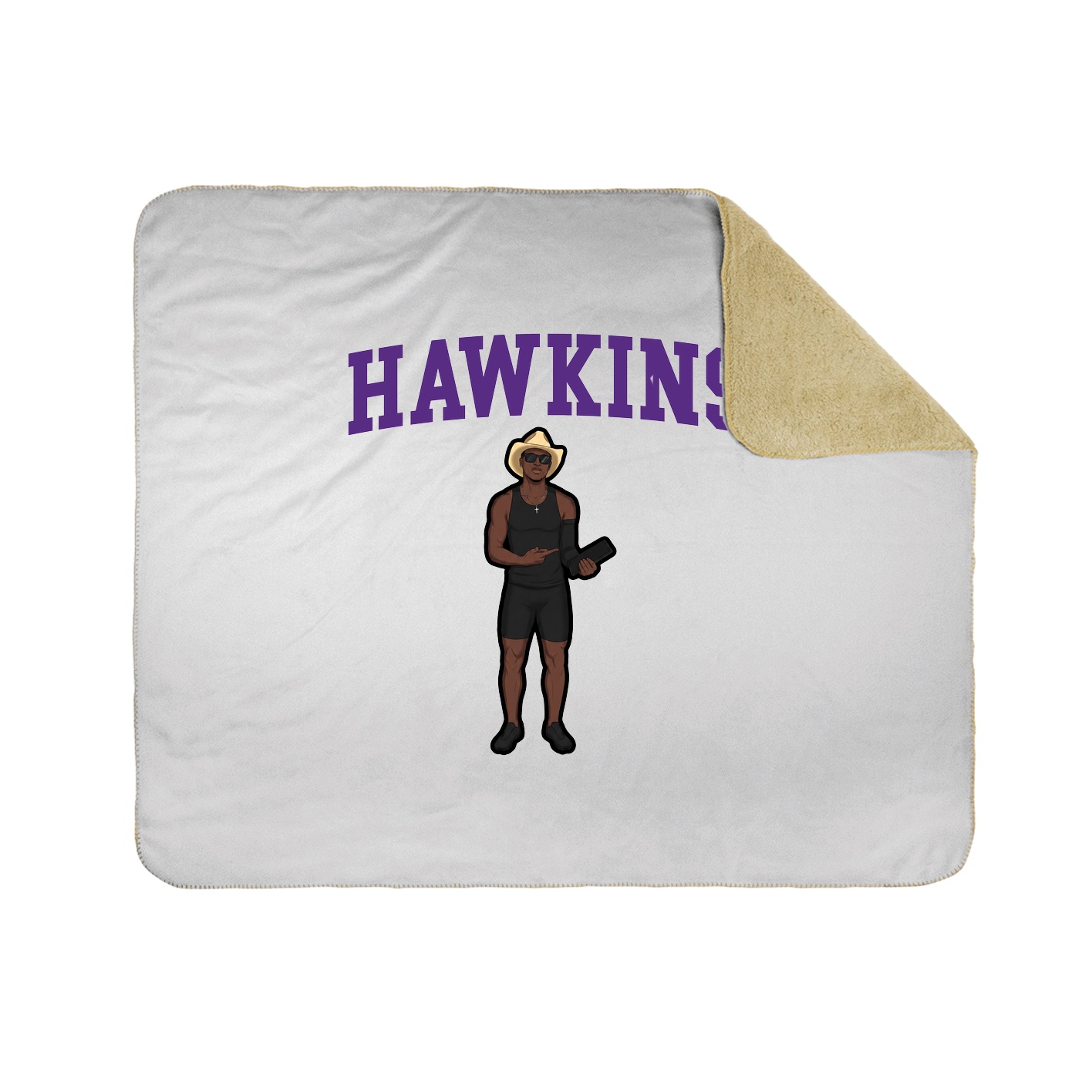 Throw Blanket — Shirsey in White