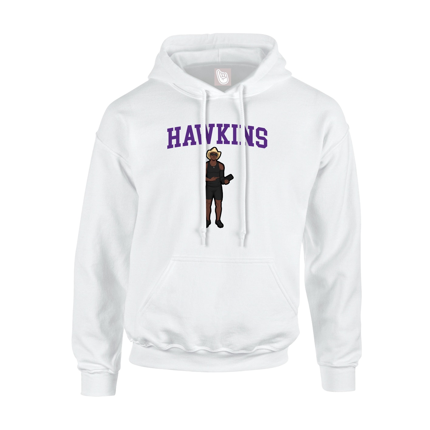 Hoodie — Shirsey in White