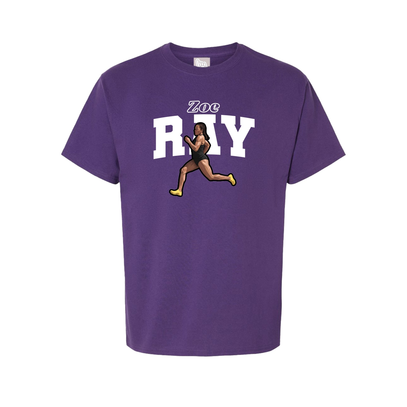 Tee — Name Arch in Purple