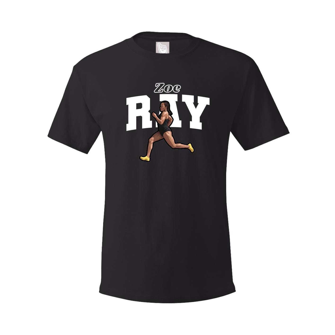 Youth Tee — Name Arch in Black