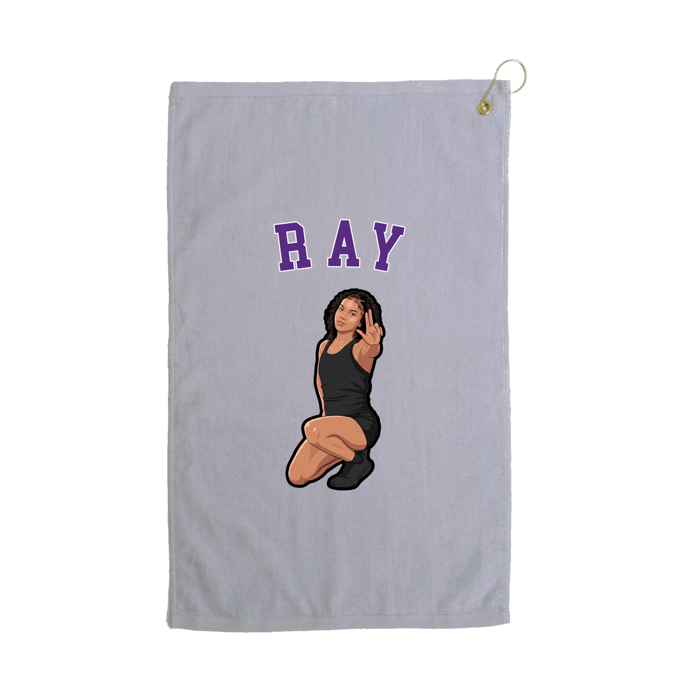 Golf Towel — Shirsey Arch in Grey