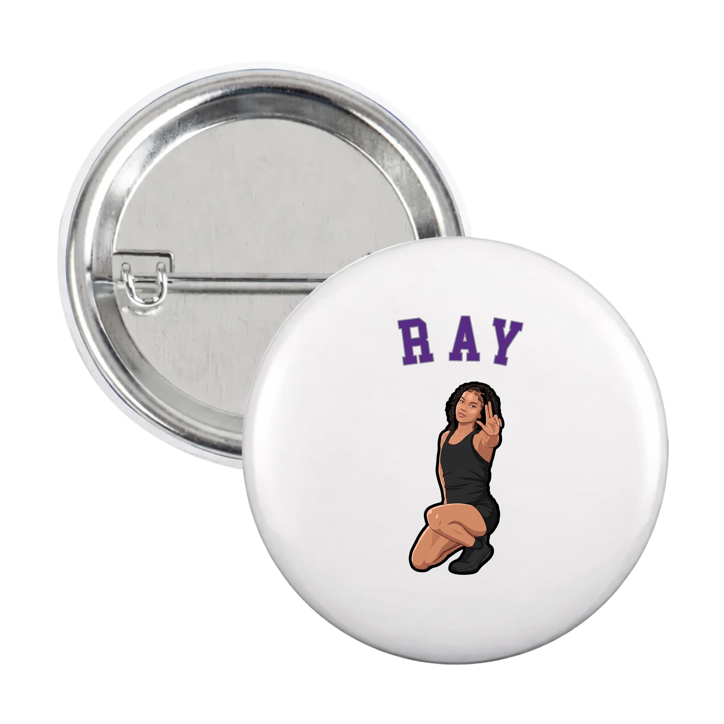 Game Day Button — Shirsey Arch in White
