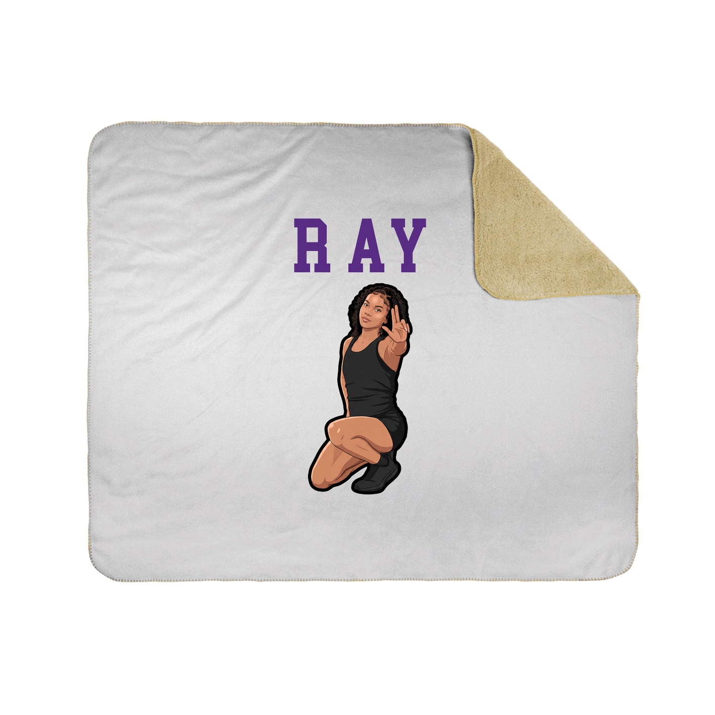 Throw Blanket — Shirsey in White