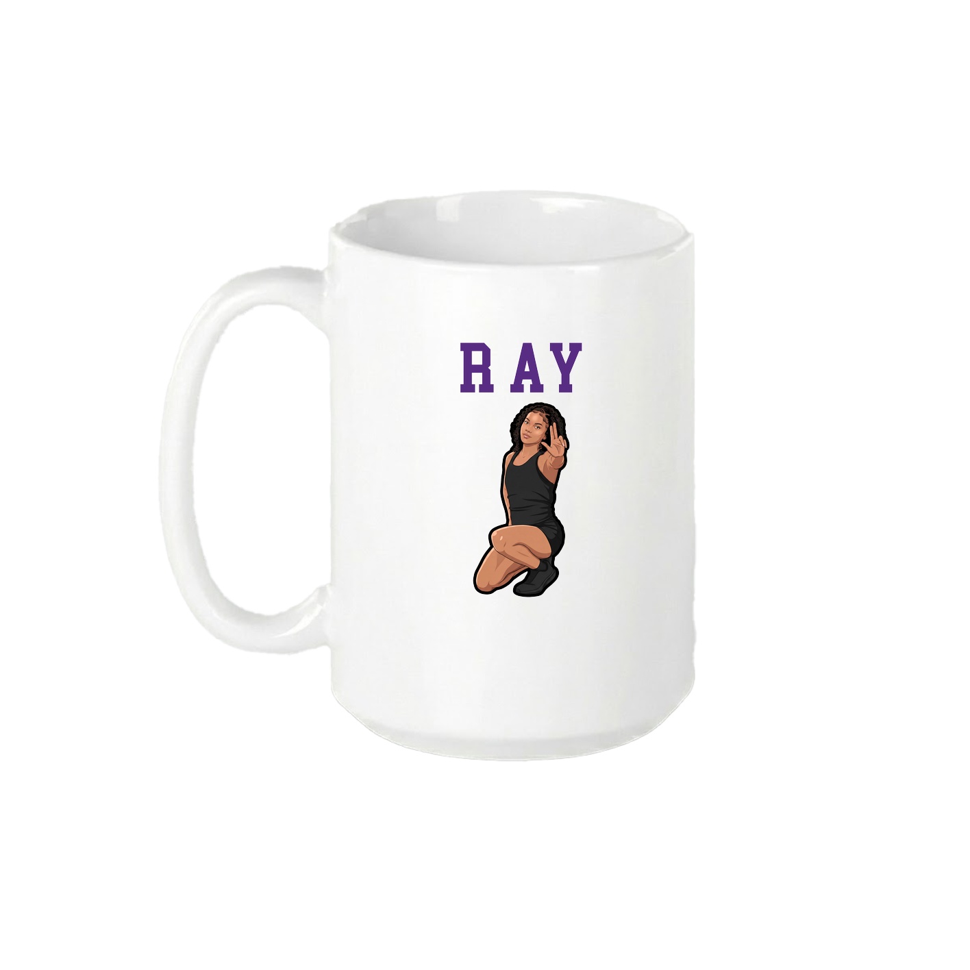 15oz Coffee Mug — Shirsey in White