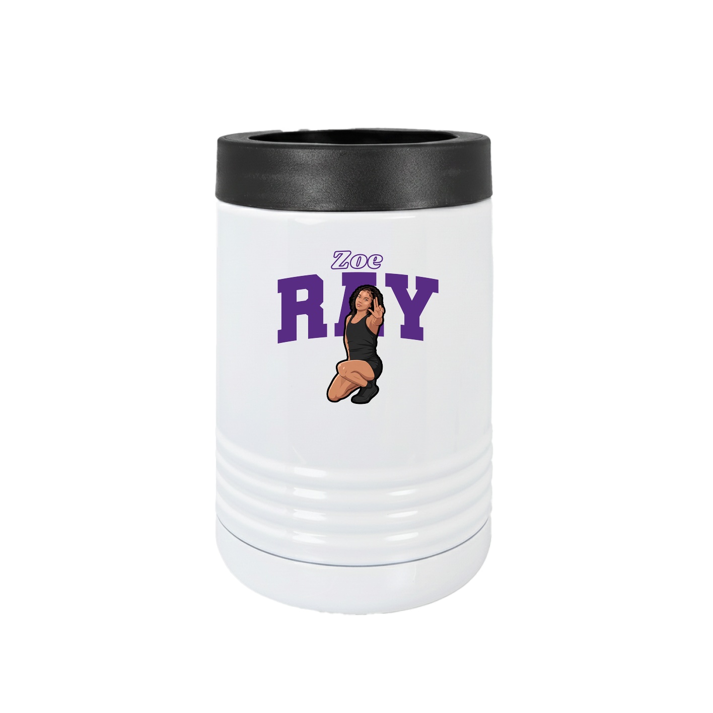 Beverage Holder — Name Arch in White