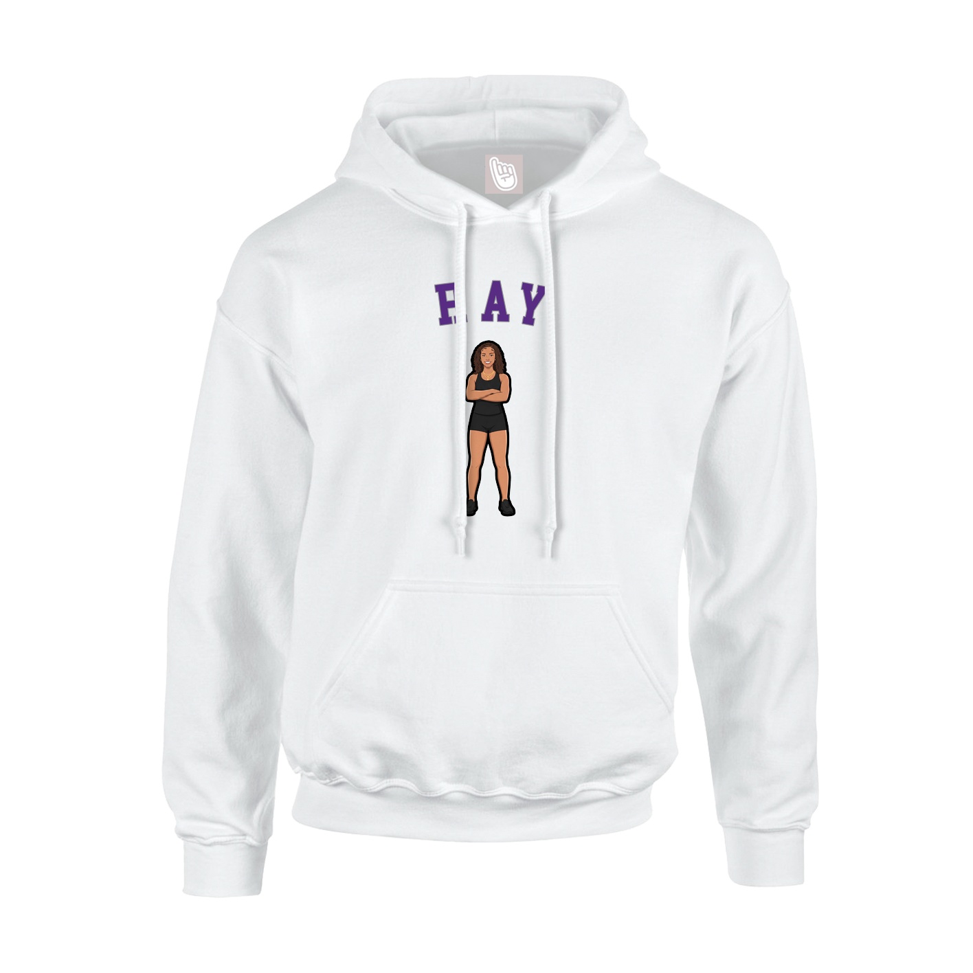 Hoodie — Shirsey Arch in White