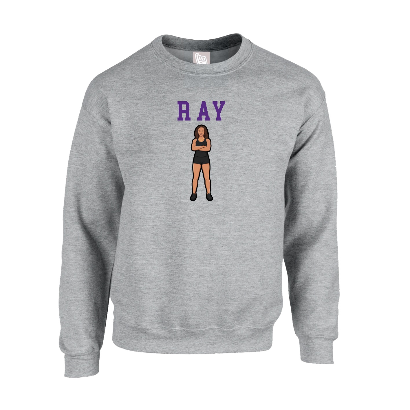 Fleece Crew — Shirsey in Grey