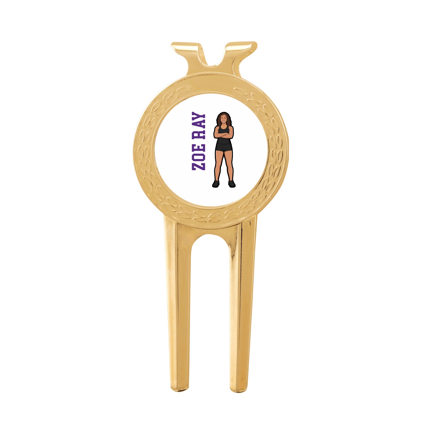 Divot Tool with Ball Marker — Name Vertical in Classic
