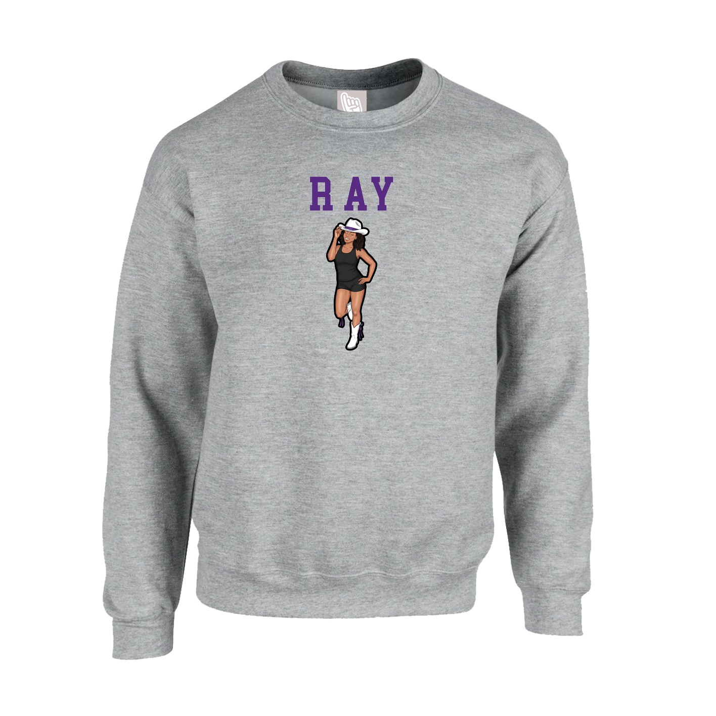 Fleece Crew — Shirsey in Grey