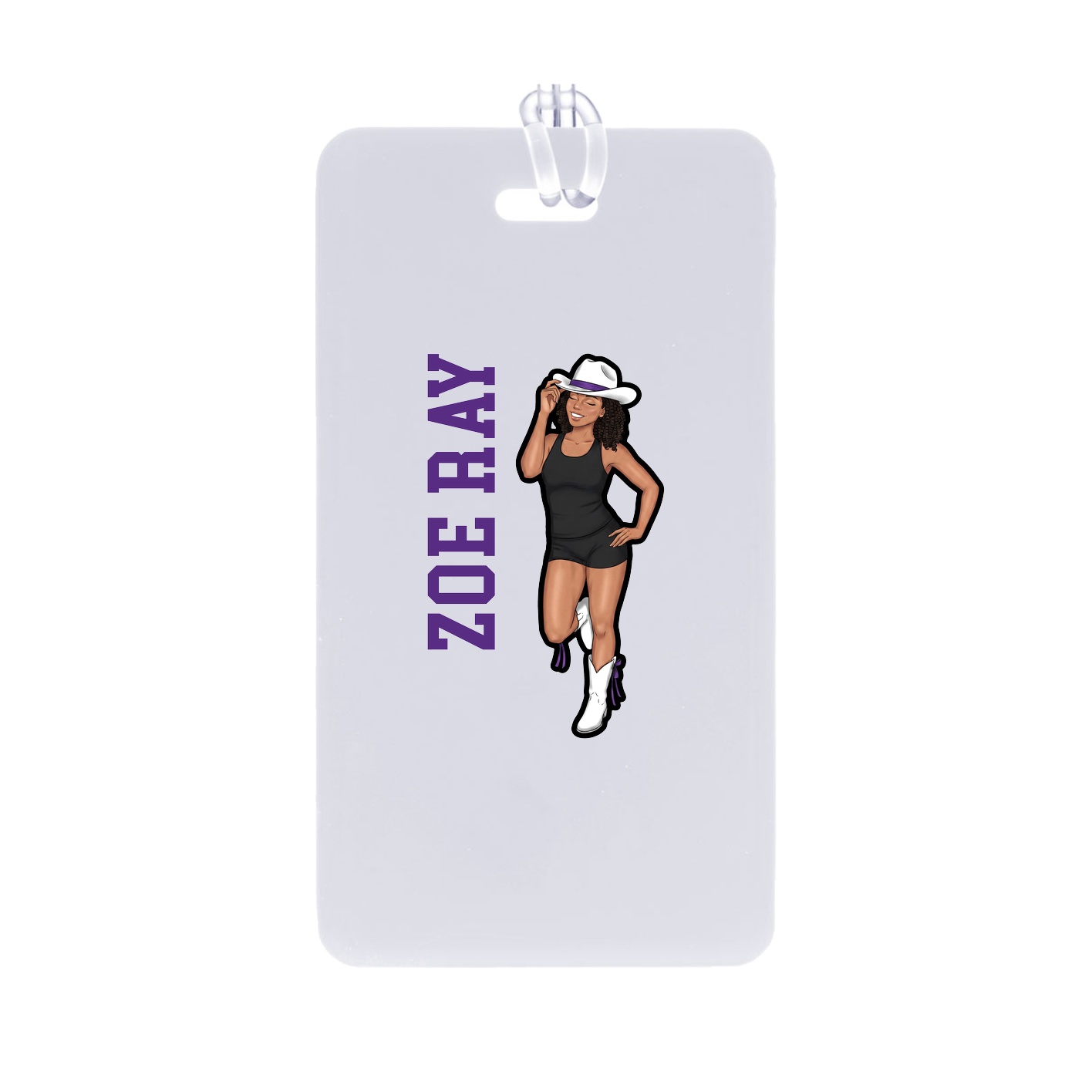 Bag Tag — Name Vertical in Classic