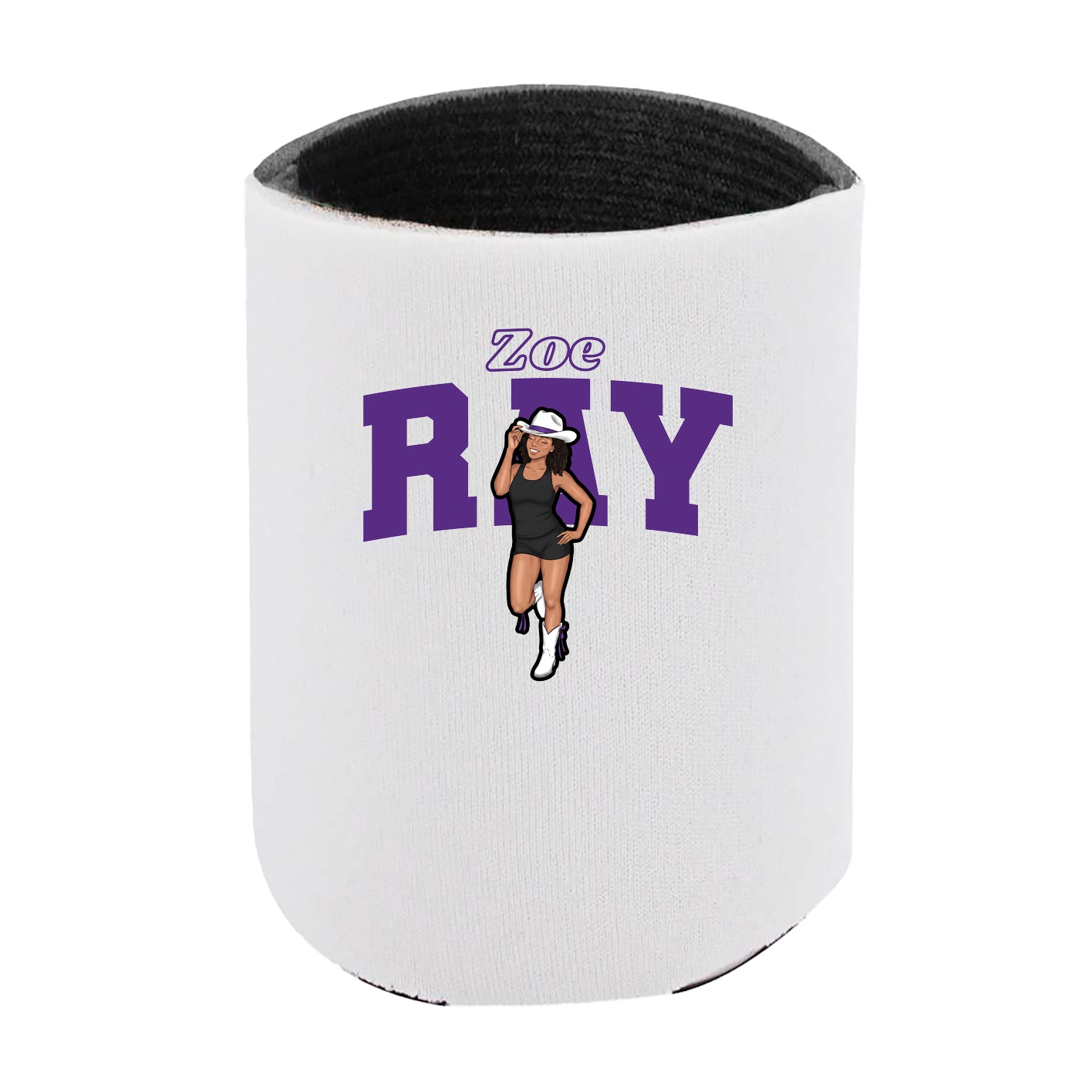 Can Holder — Name Arch in White