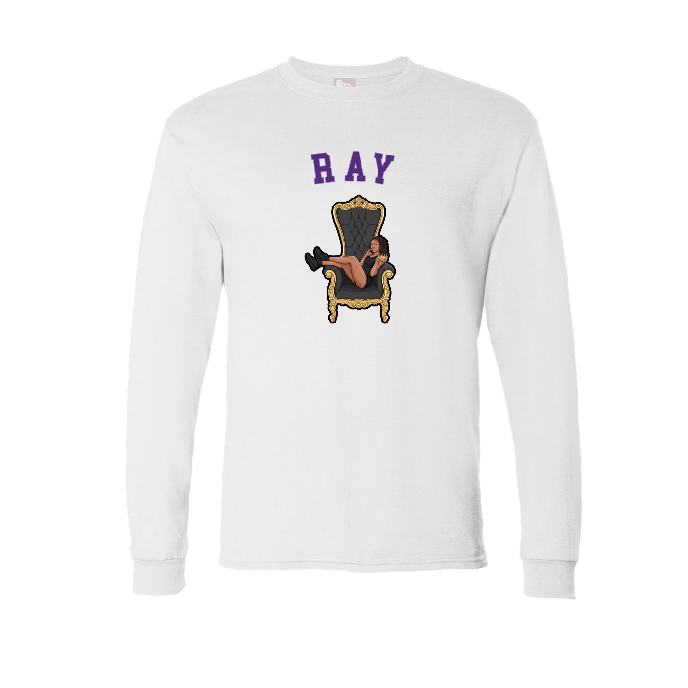 Long Sleeve Tee — Shirsey Arch in White