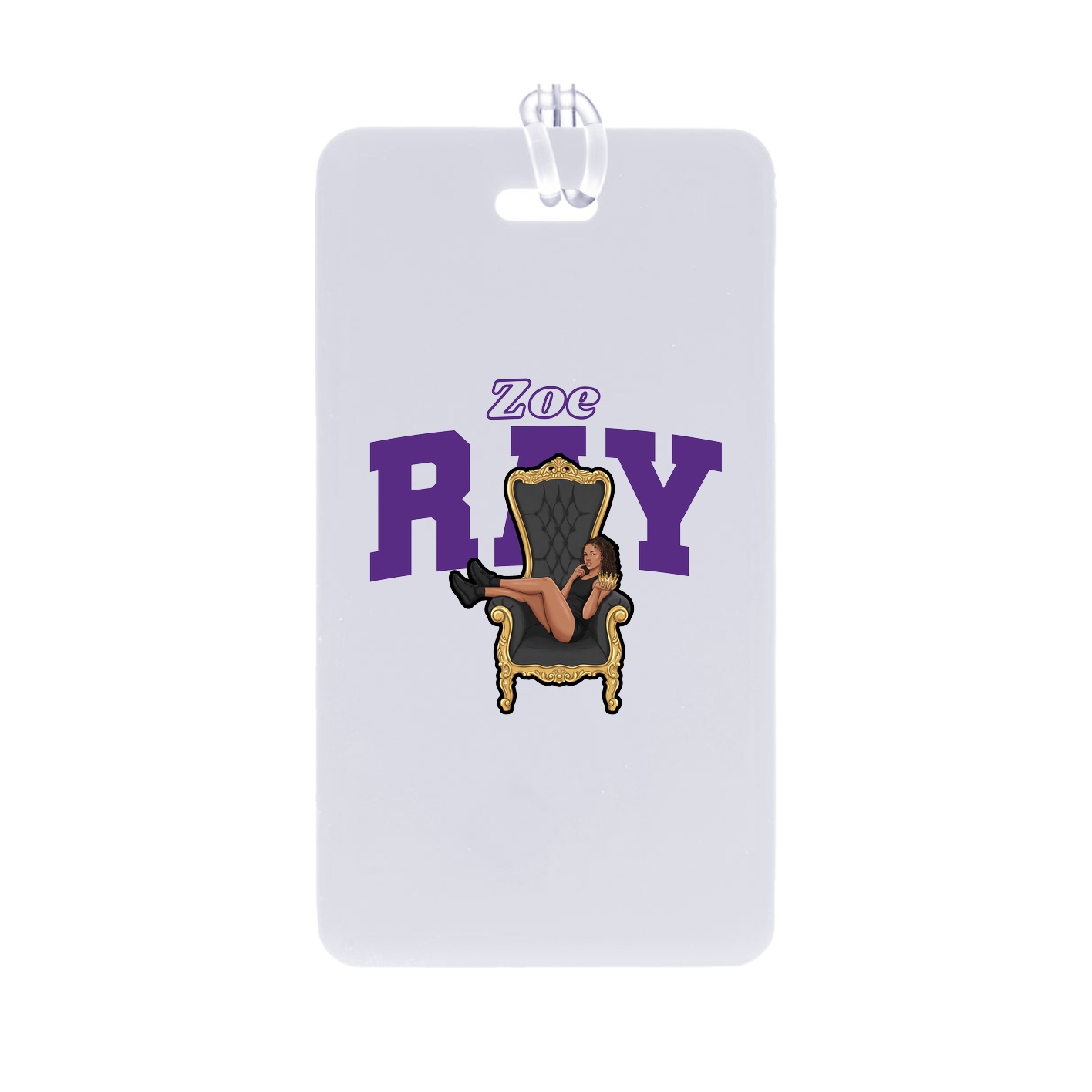 Bag Tag — Name Arch in Classic