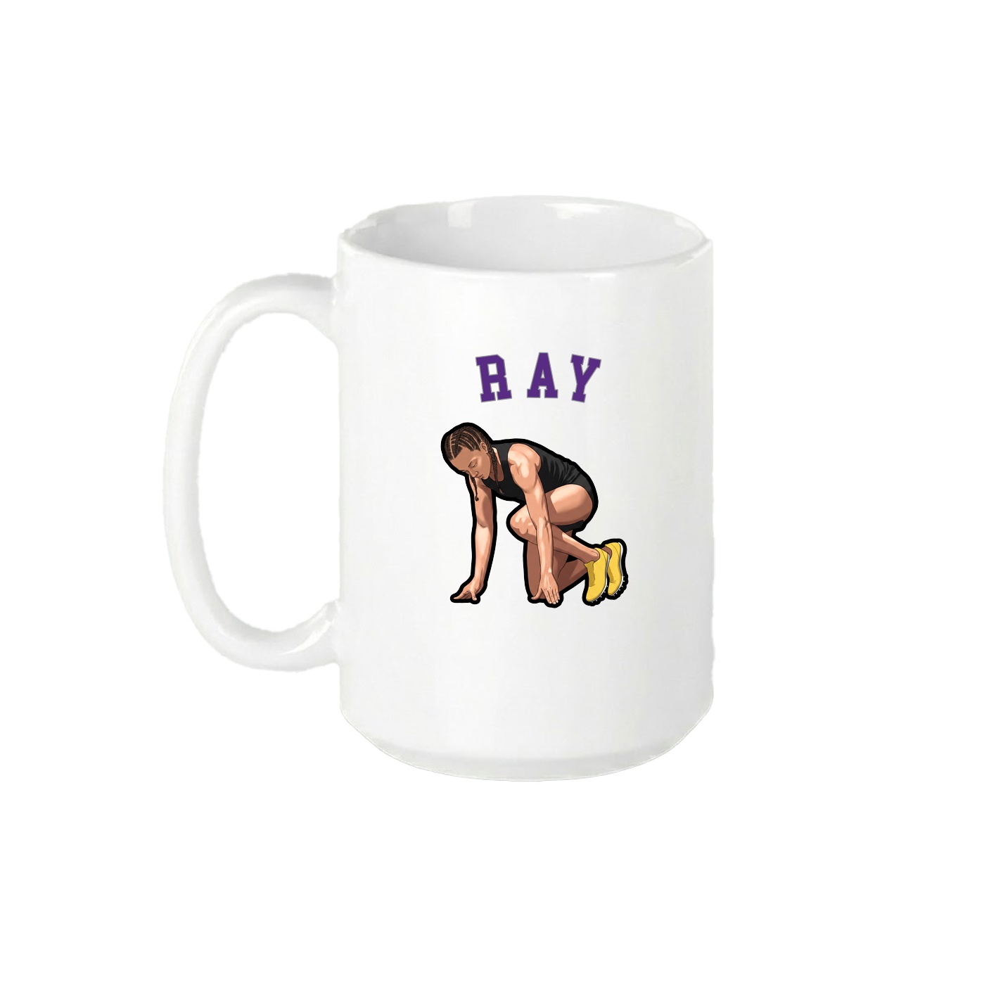 15oz Coffee Mug — Shirsey Arch in White