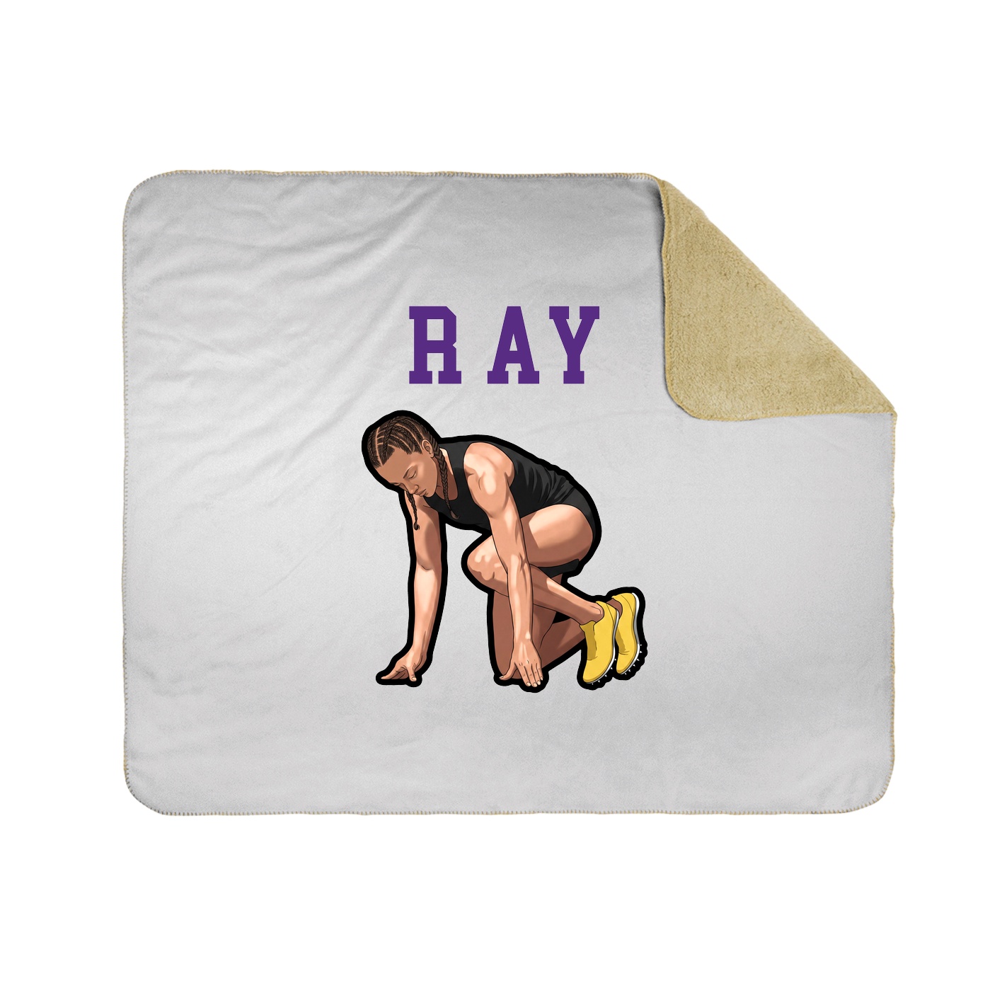 Throw Blanket — Shirsey in White