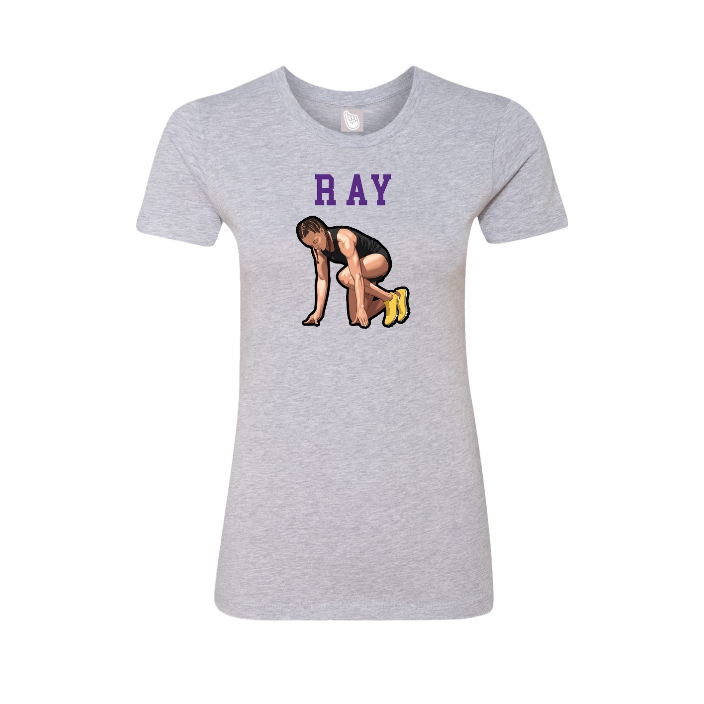 Fitted Women's Tee — Shirsey in Grey