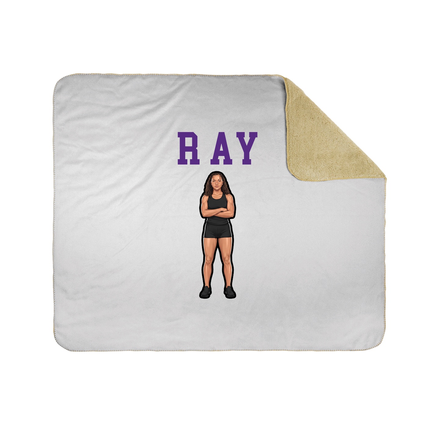 Throw Blanket — Shirsey in White