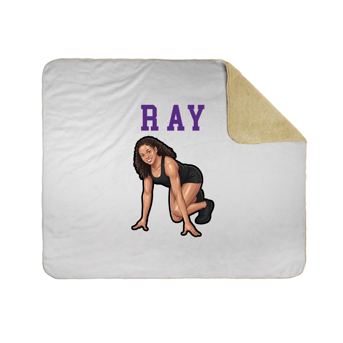Throw Blanket — Shirsey in White