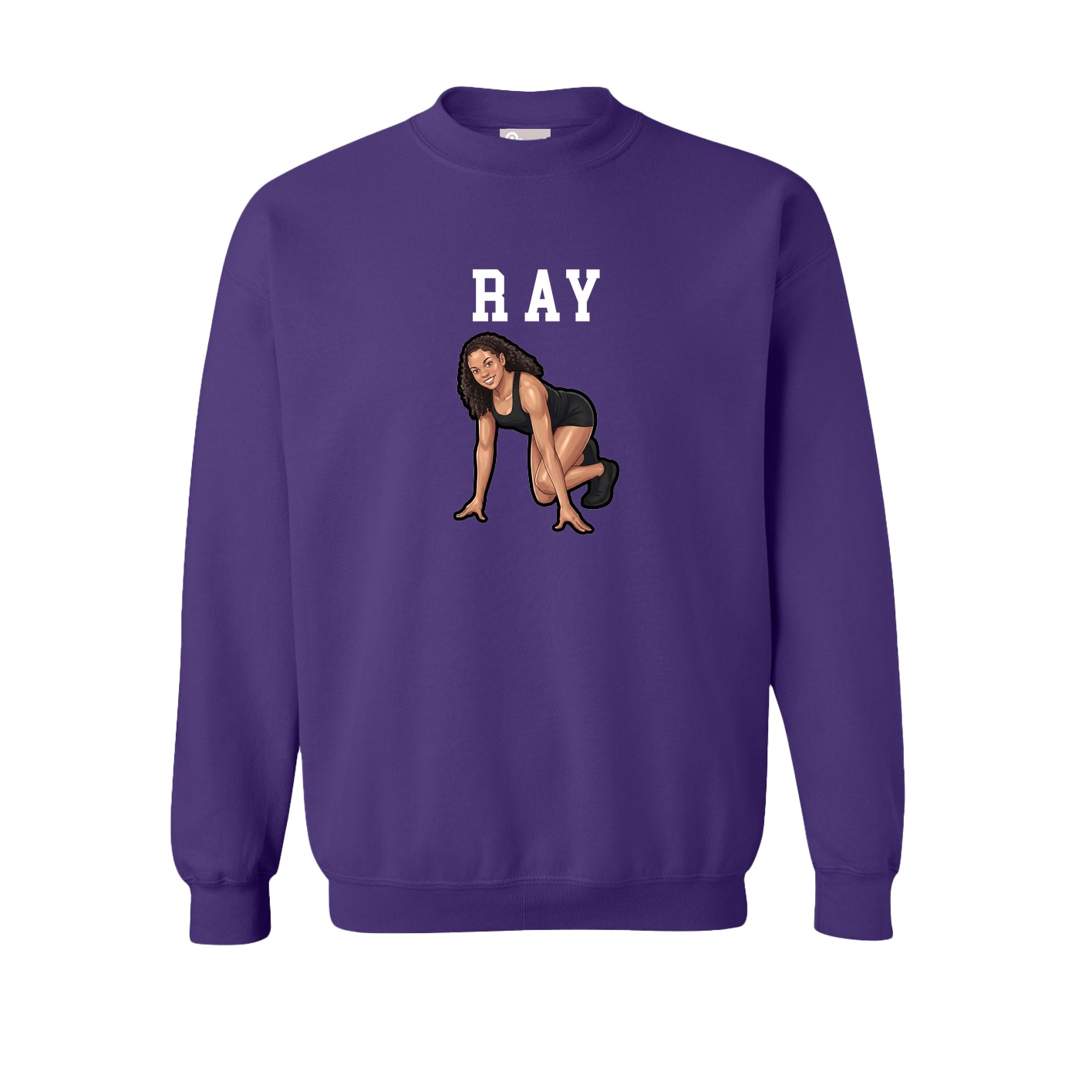 Fleece Crew — Shirsey in Purple