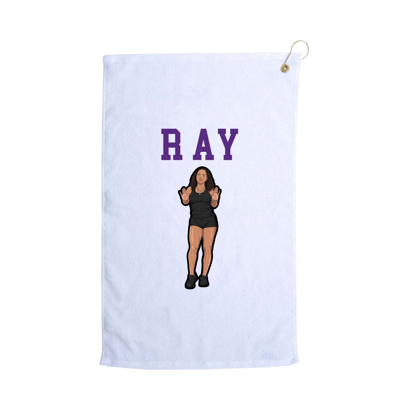 Golf Towel — Shirsey in White