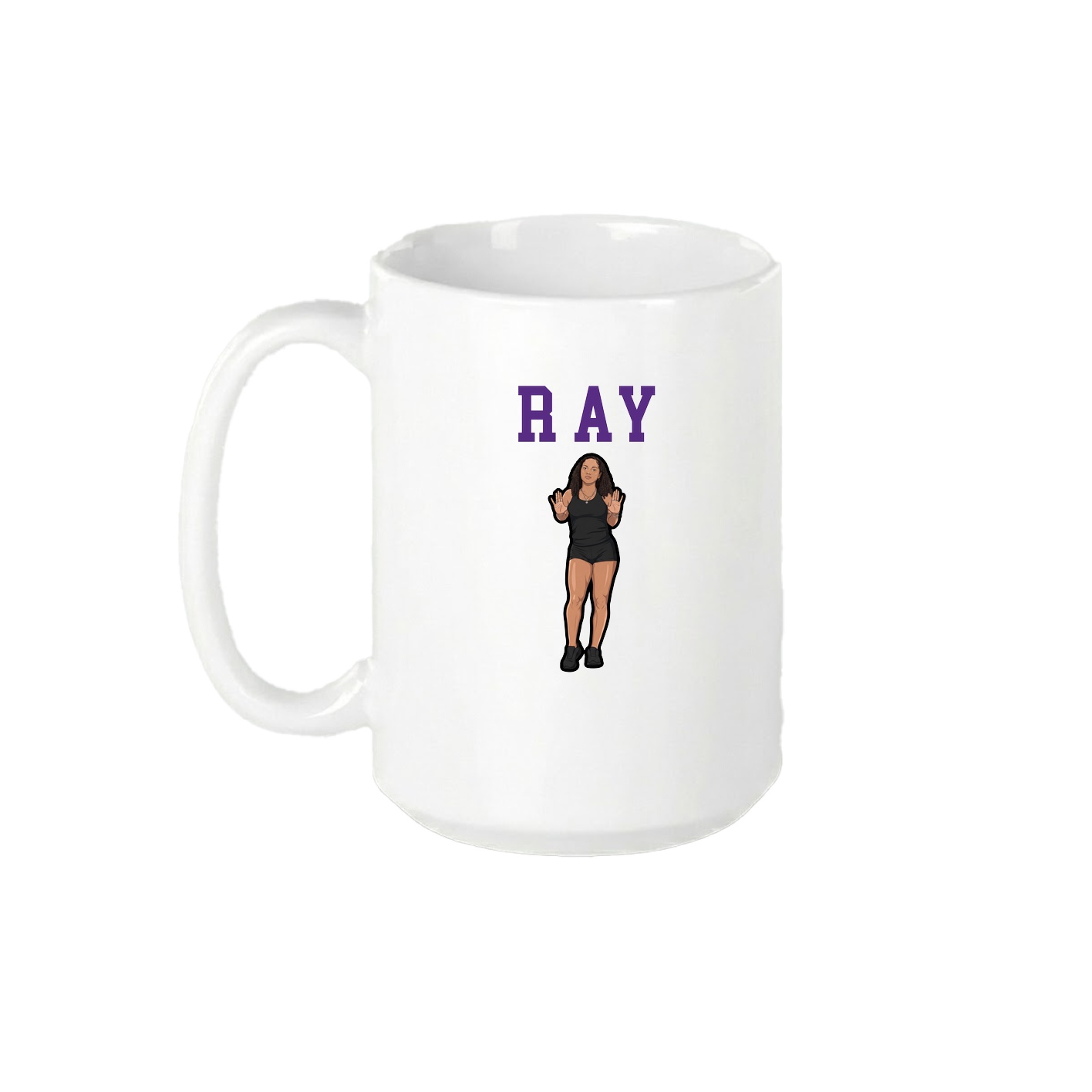 15oz Coffee Mug — Shirsey in White