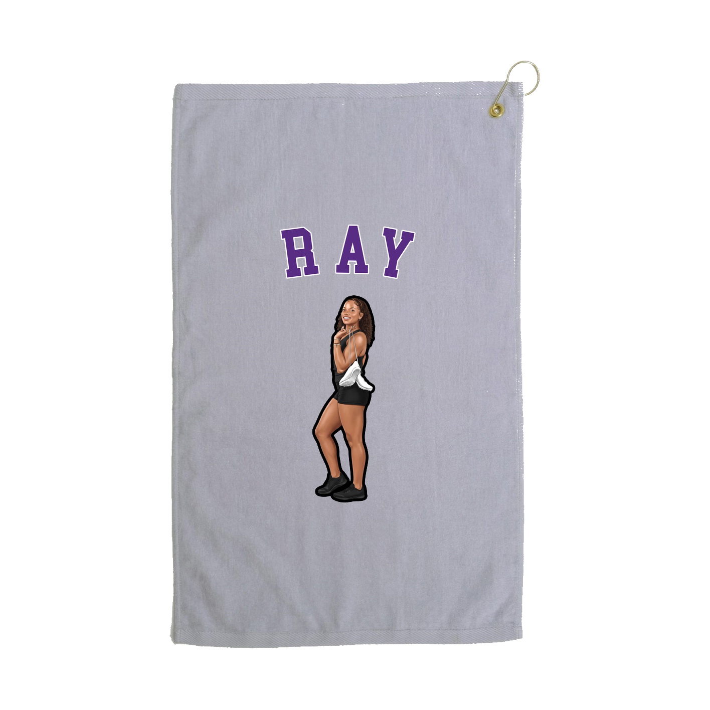 Golf Towel — Shirsey Arch in Grey