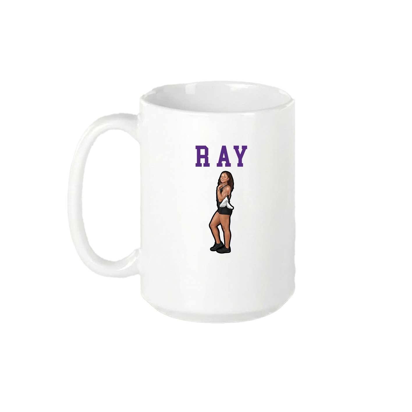 15oz Coffee Mug — Shirsey in White