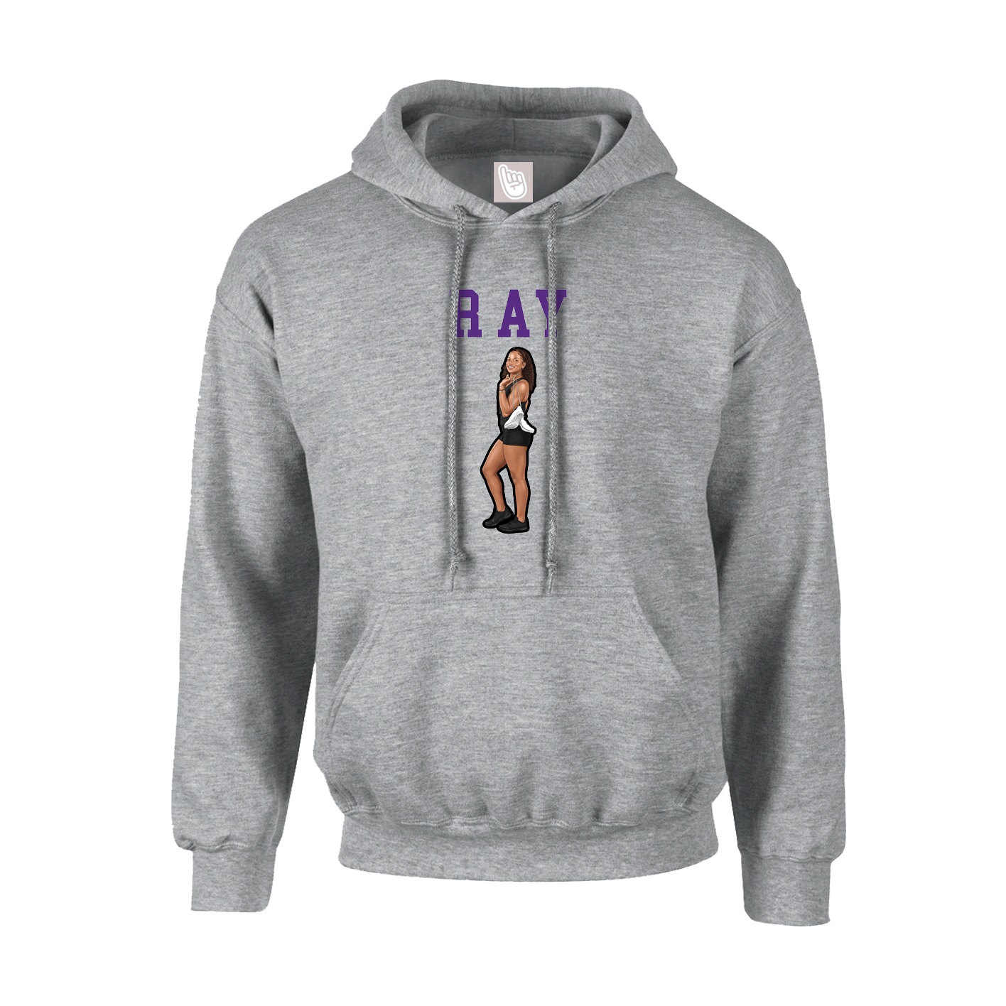 Hoodie — Shirsey in Grey