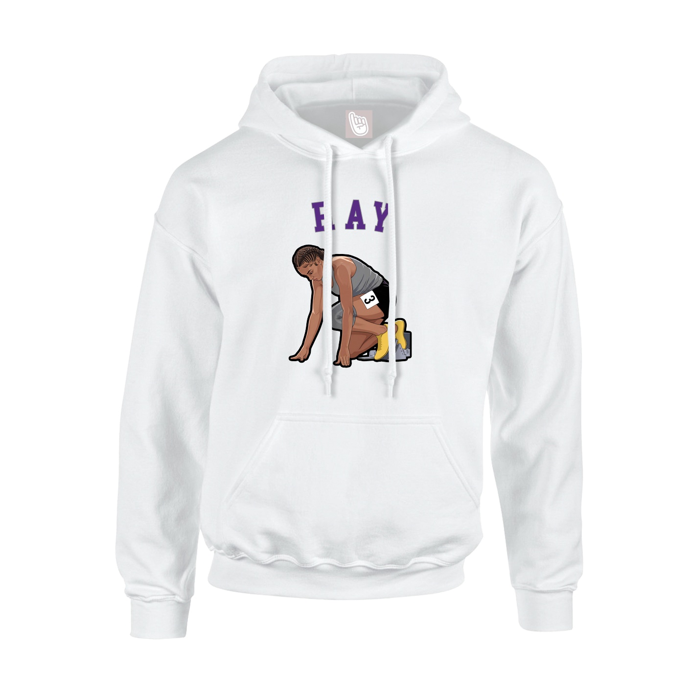 Hoodie — Shirsey Arch in White