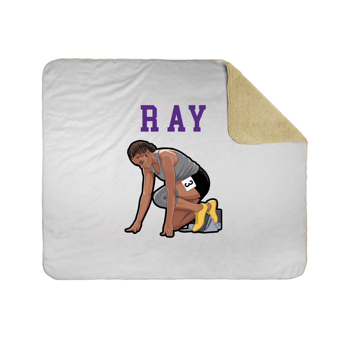 Throw Blanket — Shirsey in White