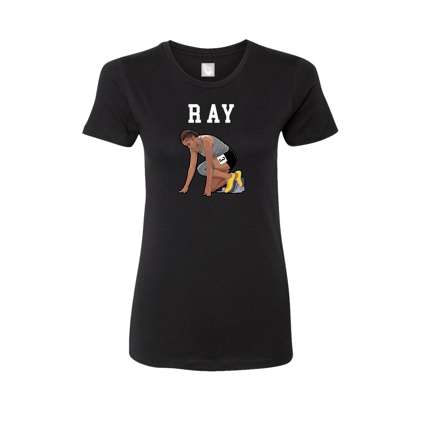 Fitted Women's Tee — Shirsey in Black
