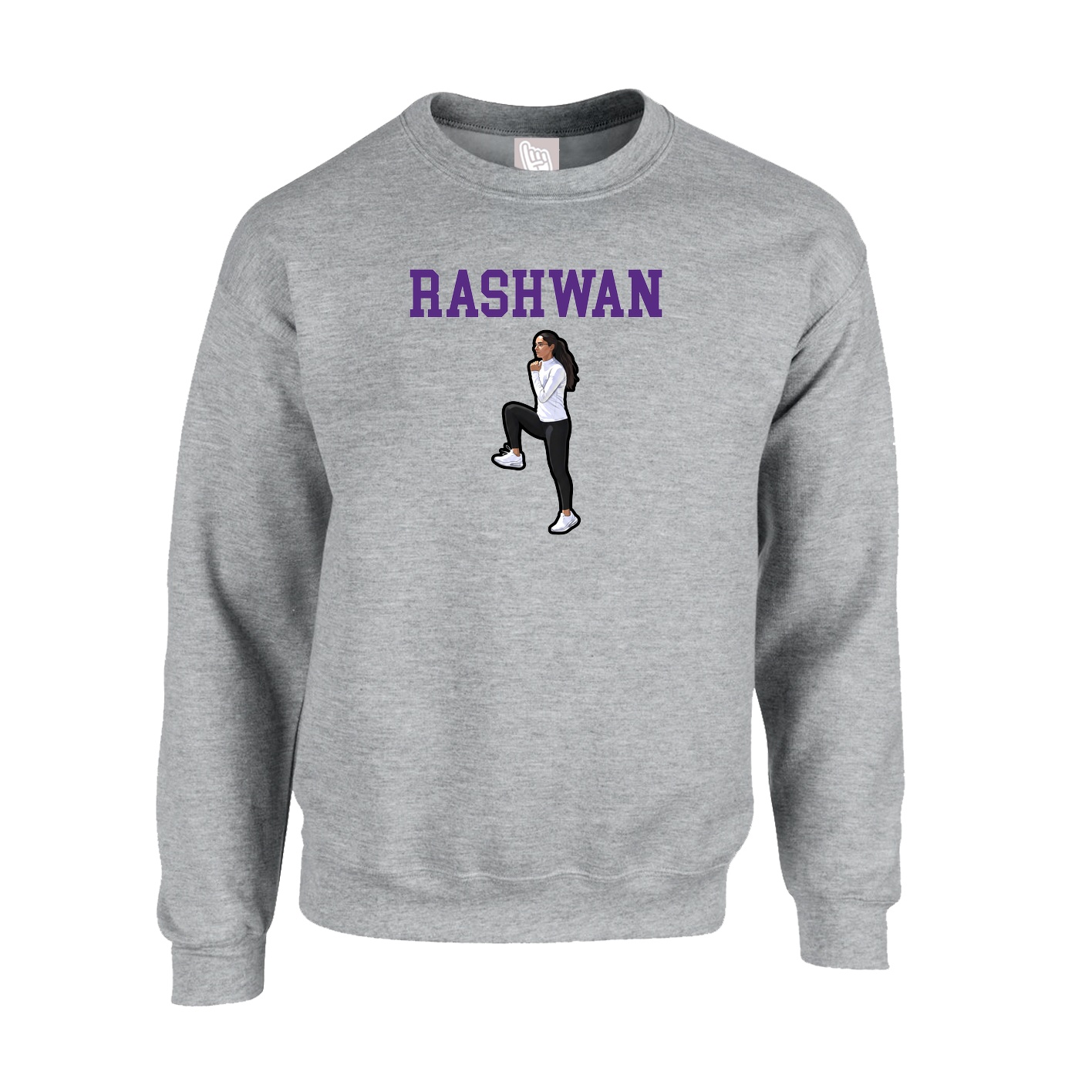 Fleece Crew — Shirsey in Grey