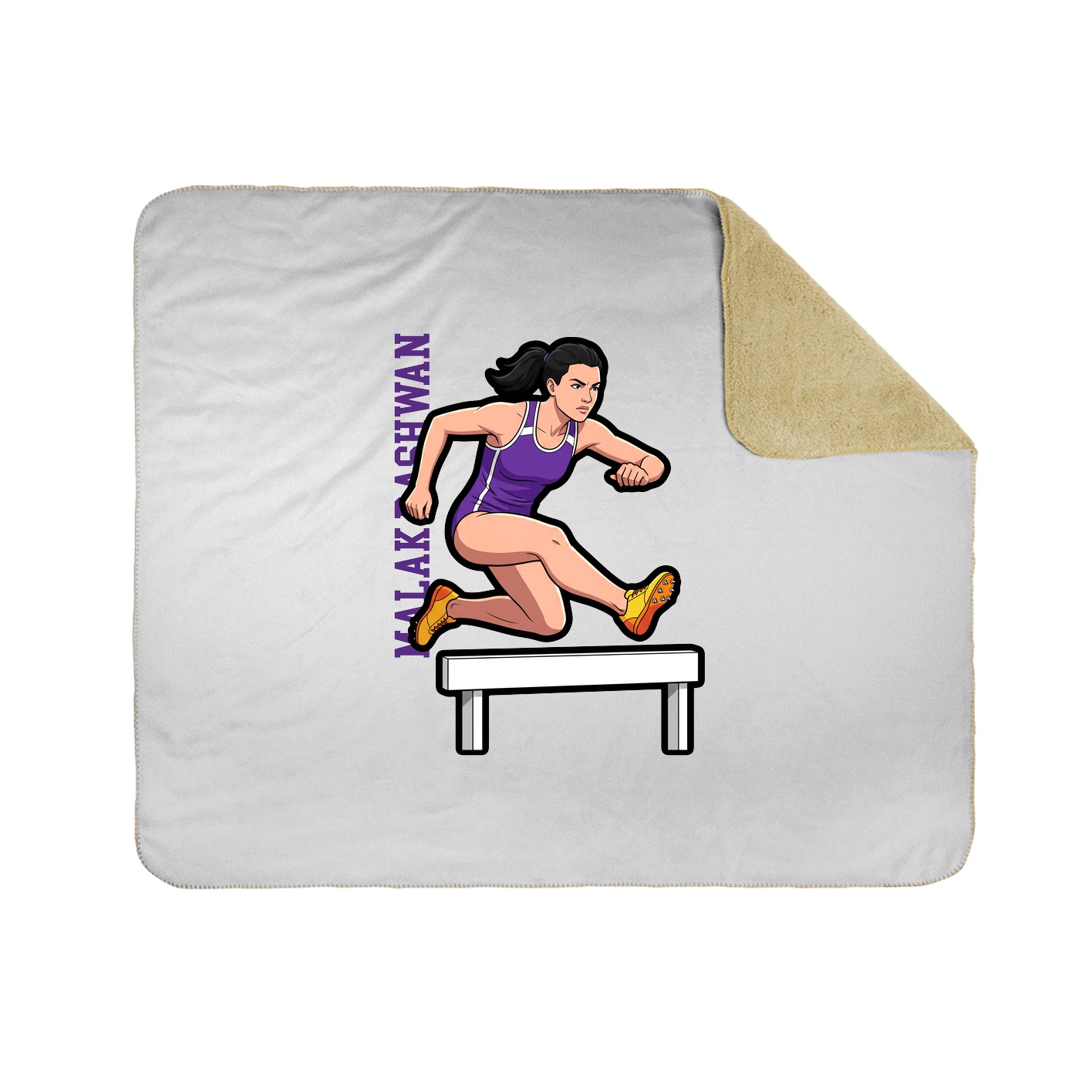 50x60 Sherpa Lined Throw Blanket