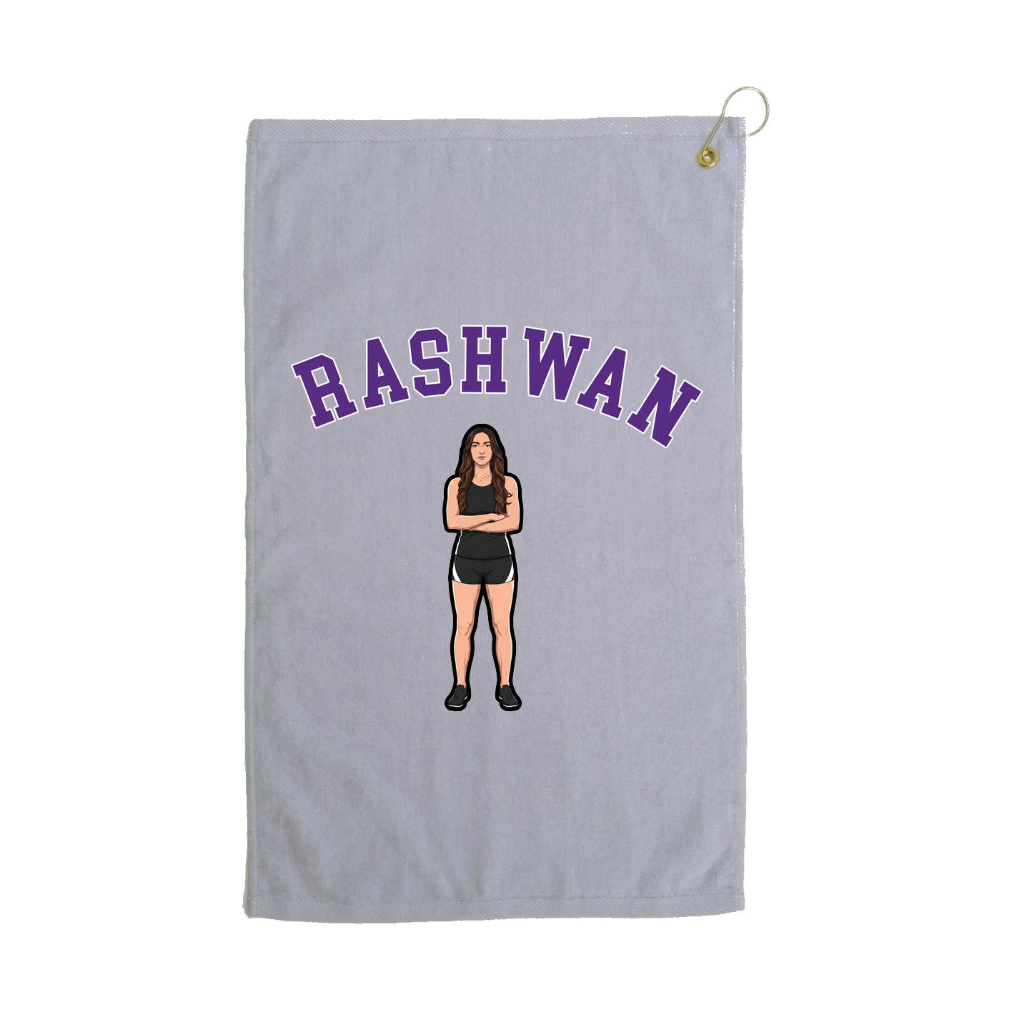 Golf Towel — Shirsey Arch in Grey