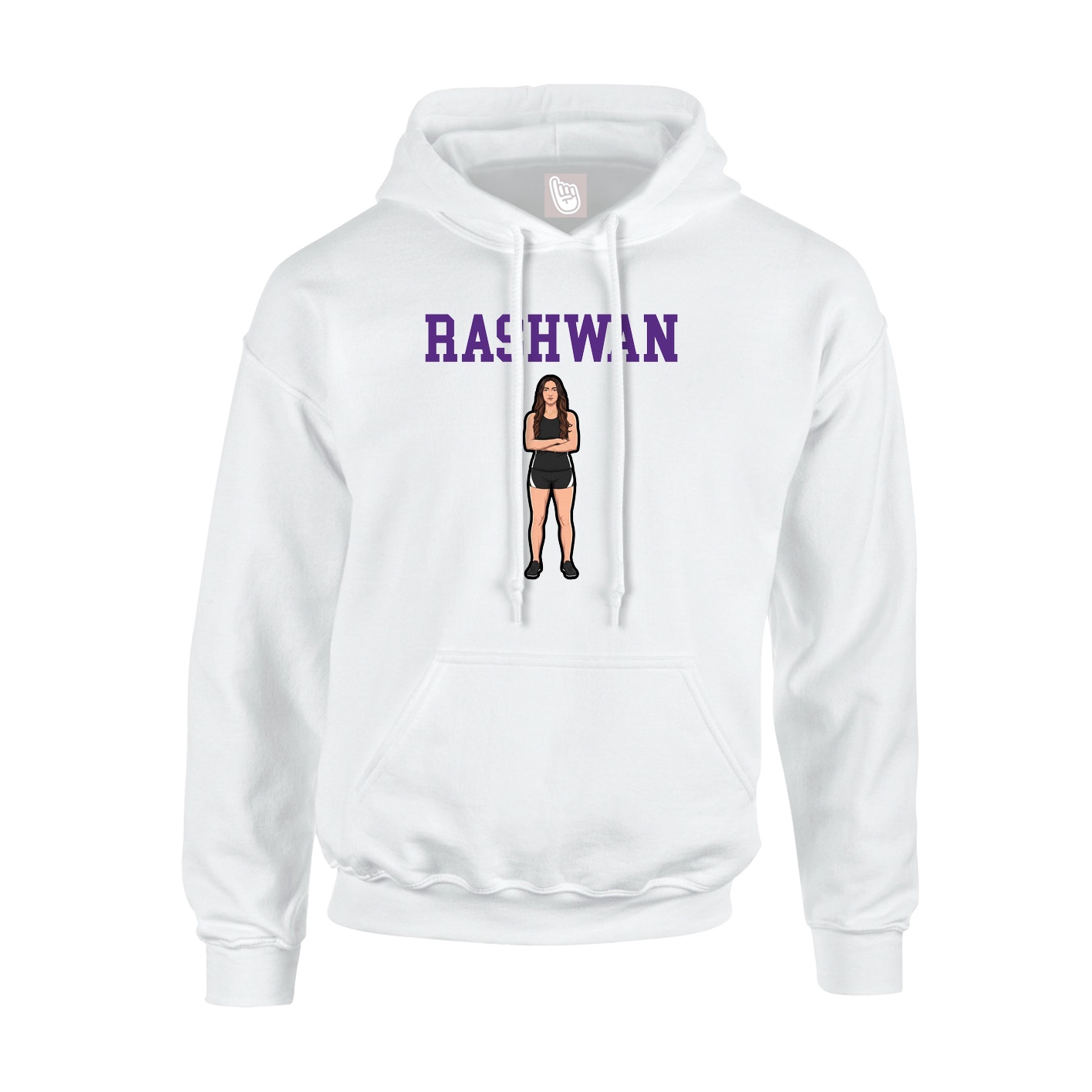 Hoodie — Shirsey in White