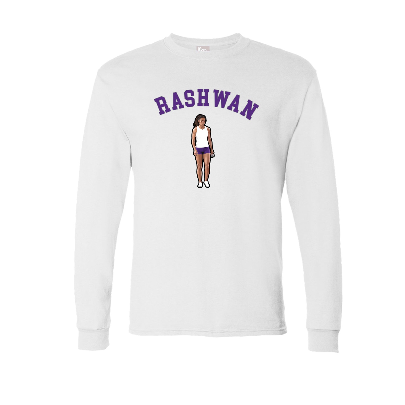 Long Sleeve Tee — Shirsey Arch in White