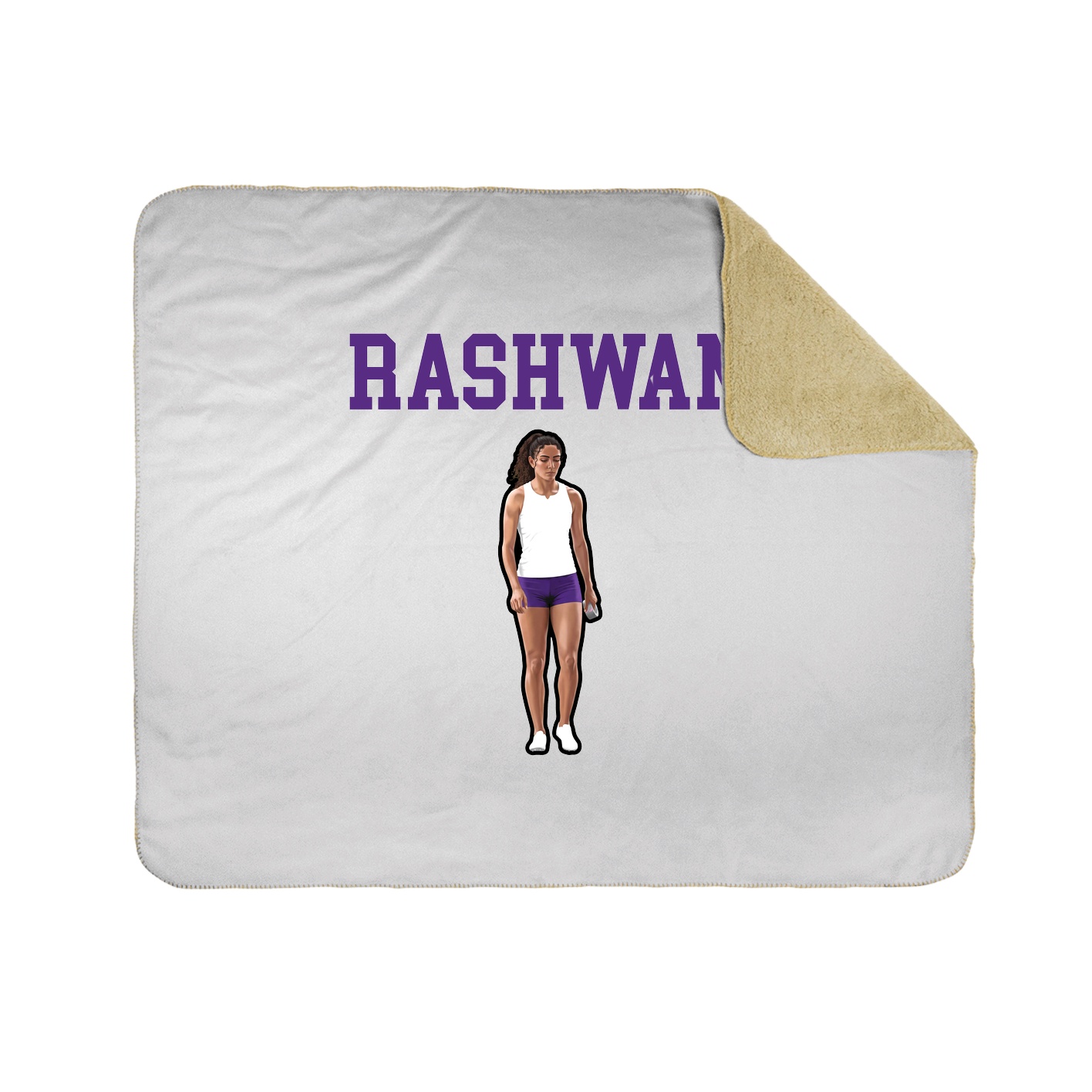 Throw Blanket — Shirsey in White